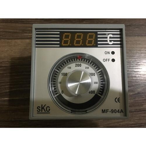 New Original temperature controller Authentic SKG knob Digital MF-904A type K 0-400 380v 200v 12v 110v