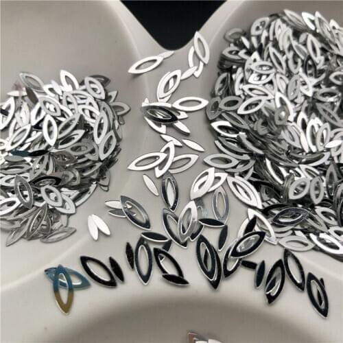 30g Silver Series Loose Sequins Paillettes For Sewing ,Shoes,Hat,Kids DIY,Crafts Accessories Wholesale