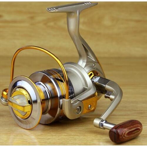 Fishing spinning reel high quality reel for carp fly ice fishing rod line tackle lures 13+1BB GEAR RATIO 4.1:1