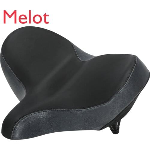 Variable Speed Mountain Bike Saddle Seat Saddle Super Soft Thickened Plus-Sized and Wide Butt Comfortable and Shock Absorption