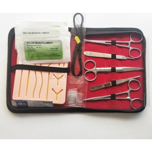Suture Material Surgeon Surgical Sutures With Needle Practice Kit Medical Pad For Trainer Nurse Instruments Skin Training Set