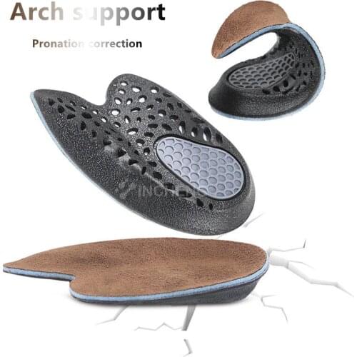 Honeycomb Insole Gel Heel Cushion Pads Relieve Foot Pain Half Insoles Protectors Back Pad Heel Cup Health Feet Care Shoe Inserts