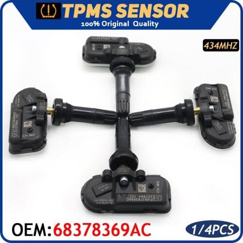 Car TPMS Tire Tyre Pressure Monitoring System Sensor 68378369AC For RAM 2500 2019-2021 434mhz 68378369AD 68378369AE 68378369AB