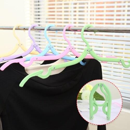 1pcs Travel Portable Folding Hanger Multi-Functional Travel Hanger Camping Travel Clothing Drying Cloth Hangers Storage Rack