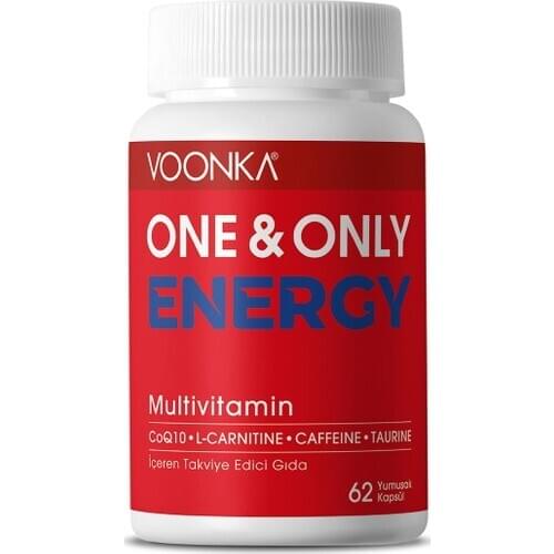 Voonka One & Only Energy 62 Capsules Coenzyme Q10 Beauty Zinc D-biotin Energy Skin Beauty Wishful Skin