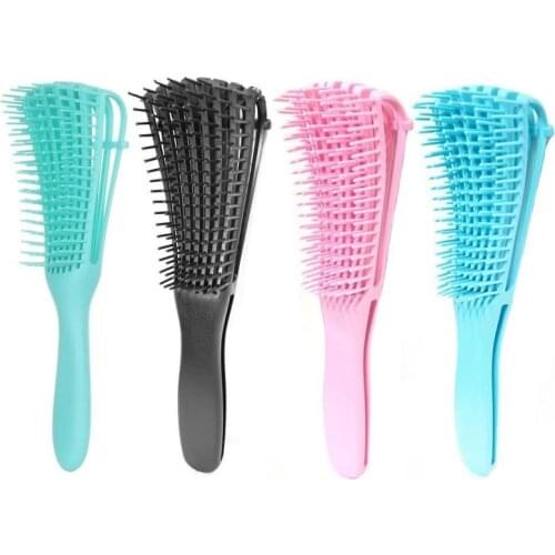 Octopus Curly Hair Brush Scalp Massage Comb Women Detangle Hairbrush Anti-tie Knot Professional Hair Octopus Comb Freeshipping