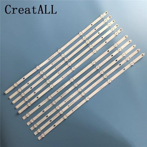 10pcs LED Backlight strip 10 Lamp for L55M5-AZ 55"TV MI55T20LB_10X5_MCPCB A B type V2 0710 E331251