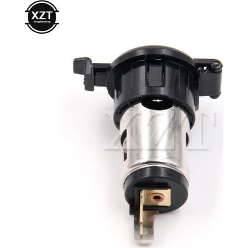 12v 120W Car Cigarette Lighter Socket Heat Resistance Plastic Motorcycle Power Cigar Lighter Socket