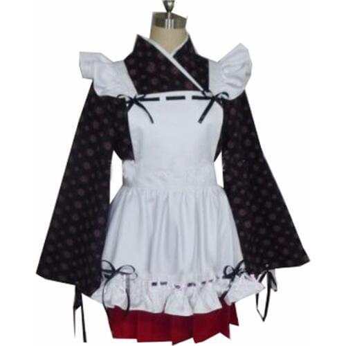2018 Nekopara Cosplay Vanilla maid Costume Any Size