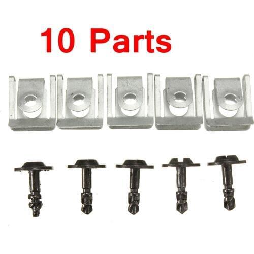 5 Pairs Splashguard Clamps Engine Undertray Clips Shield Cover For BMW E38 E39