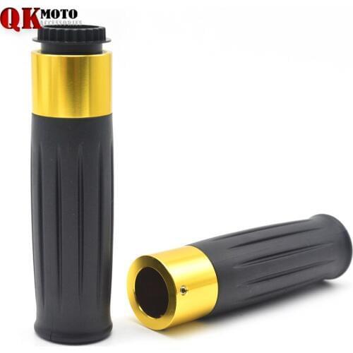 7/8 "22mm Universal Motorcycle Handle Handlebar Moto Hand Bar Grip For Kawasaki Honda Yamaha Suzuki Benelli Ducati