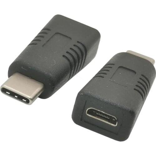 Micro USB Female to Type C Male Adapter Data Charger Adaptor