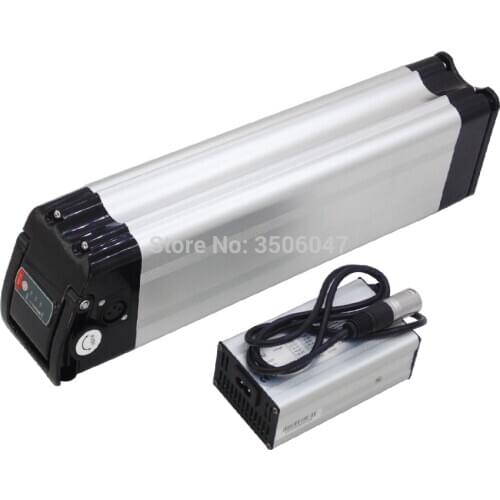 36V ebike 350W 500W 750W Electric Bicycle Battery 24V 36V 48V 10Ah 12Ah 15Ah 20Ah Silver Fish Lithium ion battery bbs01 bbs02
