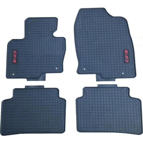 Custom Car Floor Mats for 2013-2018 Year Mazda CX-5 No Odor Front and Rear Carpets Waterproof Rubber