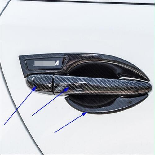 Car Styling Door Handle Bowl Cover Trim For Mazda 6 M6 Atenza 2017 Handle Bowl Frame Covers Trim Auto Parts
