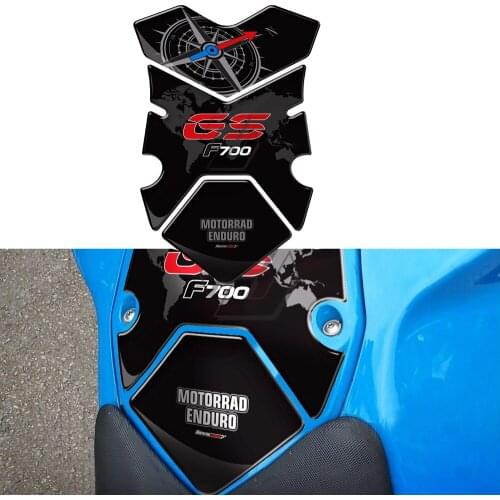 For BMW F700GS Tankpad F700 GS 2012-2015 3D Resin Motorcycle Fuel Gas Tank Pad Protector Decal