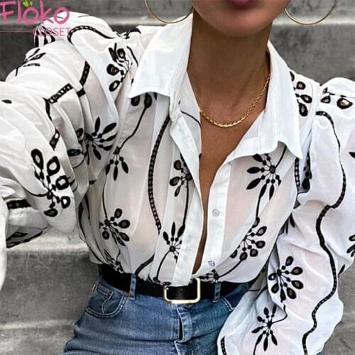Женские рубашки с вышивкой FlokoCloset China At AliExpress