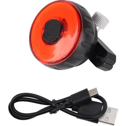 Wheelup Bicycle Lights Road Mountain Bike Night Riding Smart Induction Brake Taillight Bicycle USB Charging Cycling Accessories