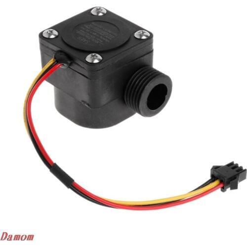 G1/2 1-30L/min DC5V Water Flow Sensor Flowmeter Hall Flow Sensor Water Control 1.75MPa Counter Switch For Arduino