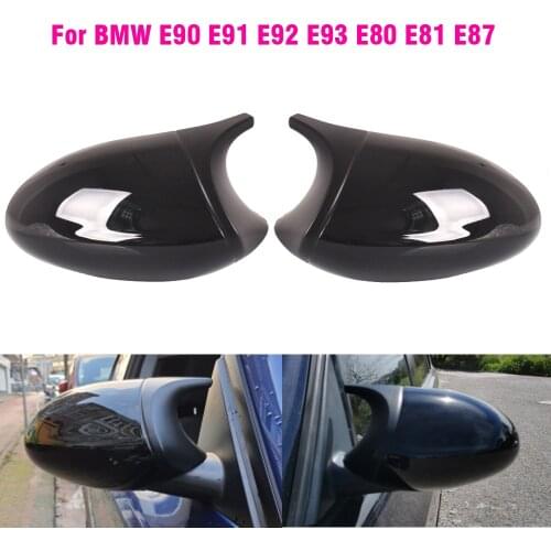 Car Side Door Rearview Side Mirror Cover Cap For BMW E90 E91 2005-2007 ,E92 E93 2006-2009 ,M3 Style E80 E81 E87 Parts styling
