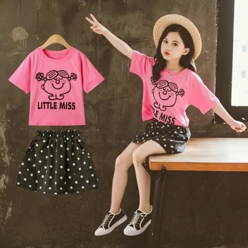 Girls 2 Piece Summer Set Girls Summer Suit 2020 New 5 Children Dress 7 Summer 9 Tide Clothes 10 Years Old 12 Baby Clothes