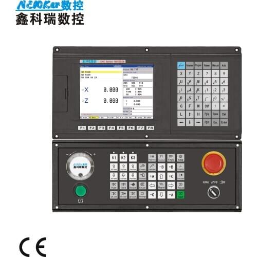 New panel Two Axis CNC Controller for Lathe&Turning machine with G code servo stepper with USB motion control