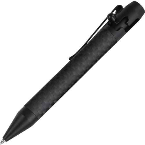 Gun Bolt Tactical Pen Business Writing Pen Carbon Fiber EDC Pen