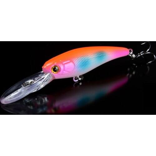 Diving Depth1.5-2M Anti-Corrosion Fishing Lure Hard Bait Artificial Minnow Floating Wobblers 9cm/7.5g Plastic Fishing Bait