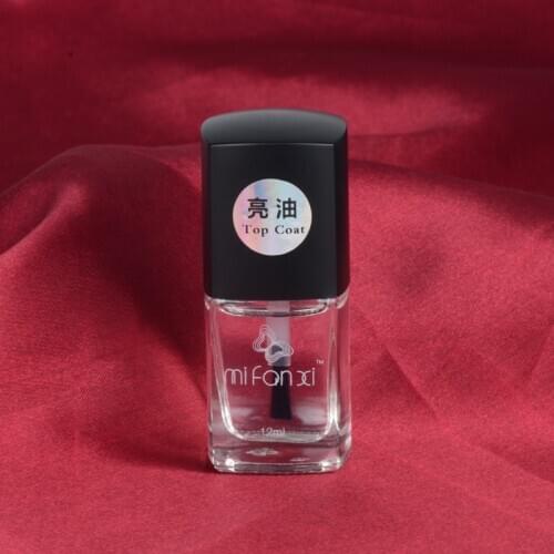 MiFanXi Semi-Permanent Fast Dry Top Coat Oil Reinforcement Nail Care Polish Lacquer 12ML