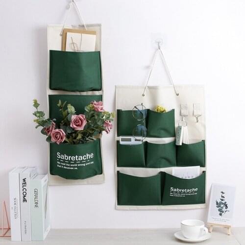 Simple Hanging Bag Small Fresh Dormitory Family Bedroom Bathroom Kitchen Door Storage Hanging Bag Storage Bag