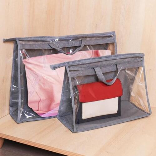 Household Wardrobe Transparent Moisture-proof Dustproof Handbag Storage Bag Moisture-proof Dehumidificat Bags Hanging Desiccant