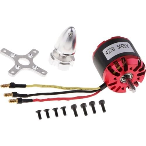 RC Parts Alloy C4250 560KV 3-8S Brushless Motor for Electric Scooter Plane