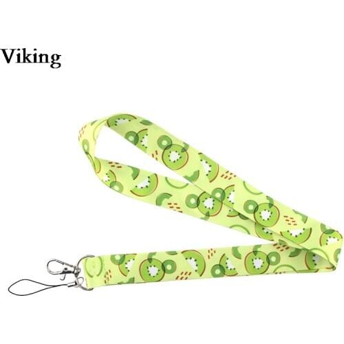 Kiwi Fruit Print Lanyard Strap Stylish Lanyard For Keys Phone Camera Keys Security Badges Holder Neck Strap Lanyards Gift G0632