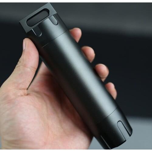 Aluminum Alloy Waterproof Canister Container Emergency Capsule Bottle Seal Capsule Bottle Outdoor Equipment Sealed Tank