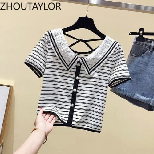 ZHOUTAYLOR Short Sleeve Women's T-Shirts