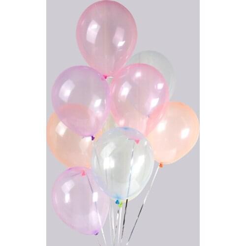 10/20/50Pcs 10inch Bubble Bobo Balloon Colorful Transparent Crystal Bubble Ball Balloons Globos Baby Shower Wedding Decoration