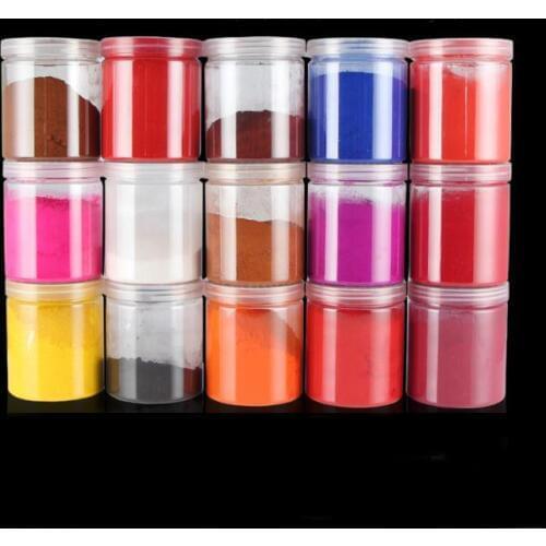 15 different Natural Mineral Matte Pigments Powder dyes, iron oxides, polymer clay dye, hobby DIY powder paint