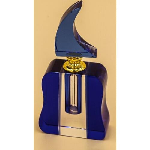 3ml Unique Blue Color Moon Crystal Perfume Bottles Home Decoration Bottle Wedding FavorsValentine Gift