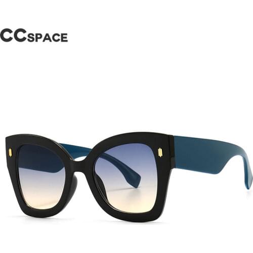 46680 Retro Big Frame Sunglasses Fashion Cat Eye Women Men Shades UV400 Vintage Glasses