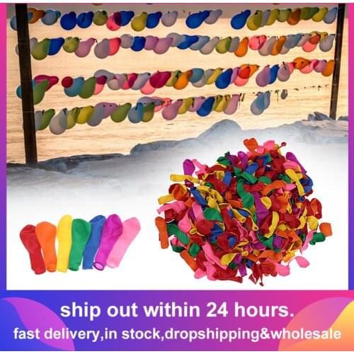 500pcs Ballons Shooting Game Latex Balloon Small Summer Water Bomb Balls Mixed Color Outdoor Party Wedding Decorative Ballons