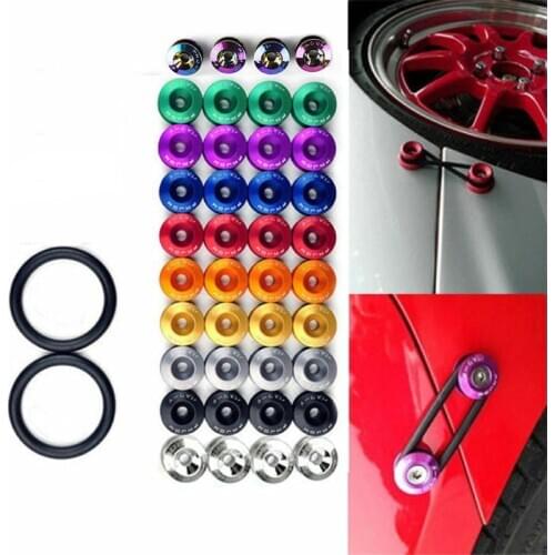 Auto Replacement Reinforced Surrounding Pad Detachable Screws Car Front and Rear Bumper Hatch Fixing Buckle Nuts & Bolts for JDM