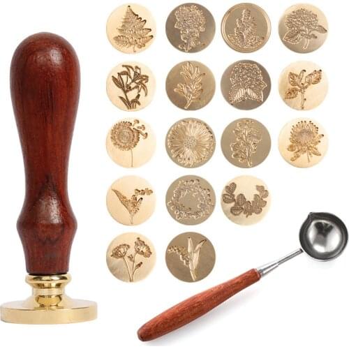 Free spoon+ Wax Seal Stamp Retro Antique Sealing Wax Scrapbooking Stamps HEAD Wedding Decorative Metal Handle