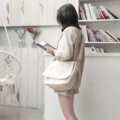 Large apacity shoulder bag for teenage girls women messenger bags ladies quality canvas handbag purse female crossbody bag