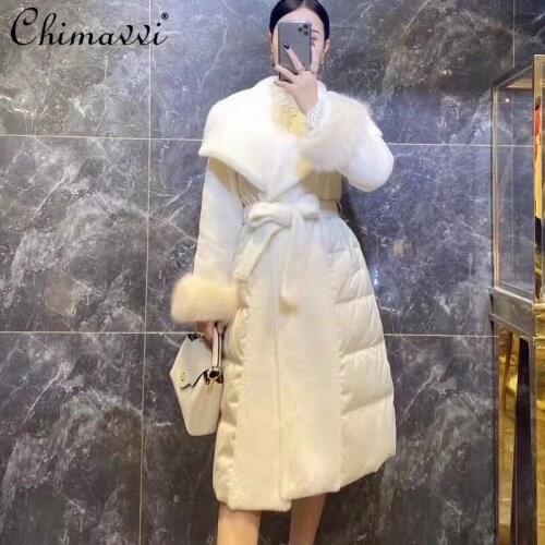 Chimavvi Women's Down Jackets With Fur