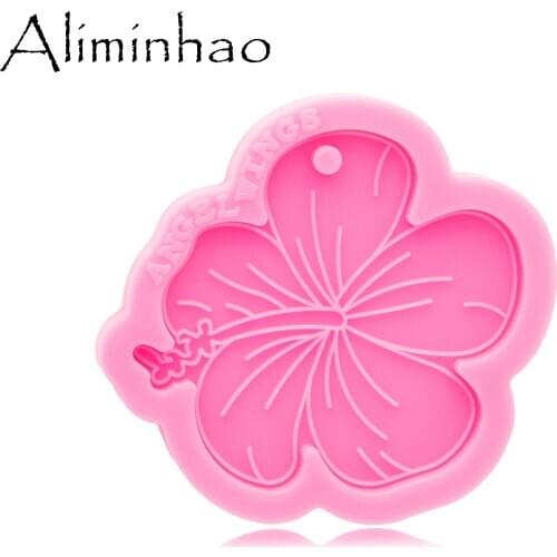DY0844 Super Shiny Cherry blossoms silicone resin molds - Epoxy Molds - Flower Silicon Mold Making Keychain Accessories