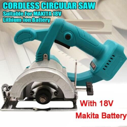 Electric Circular Saw Handle Power Tools Multifunction Wood Cutter Curved Adjustable Cutting Machine For Makita 18V Battery