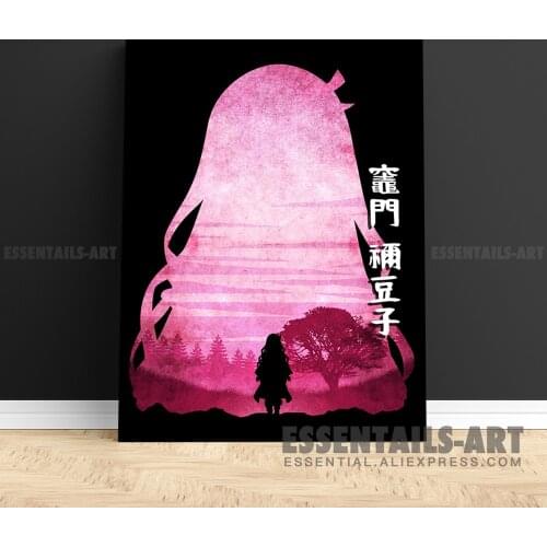 Nezuko Demon Slayer KNY Canvas Wall Art Painting Decor Bedroom Study studio print Living kid Room Home Decoration Prints