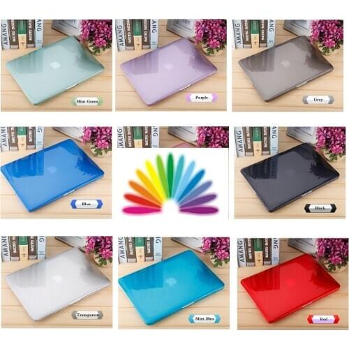 Crystal Clear Laptop Hard Cover Case For MacBook Air 13 inch Case A1466 A1369 Hard Cover for Older Version 2017, 2016, 2015