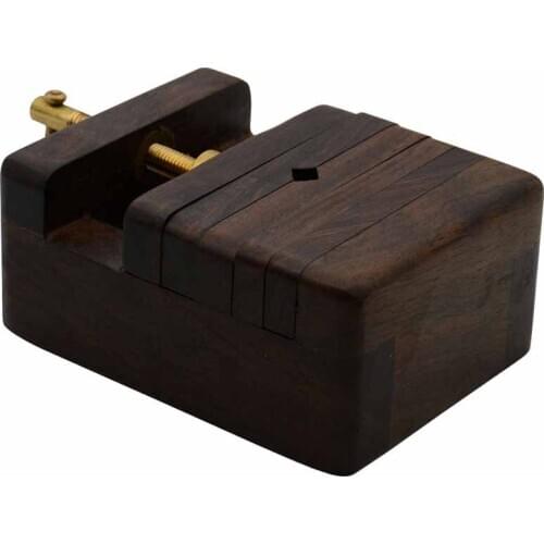Ebony Queen Size Printing Bed Adjustable Clamping Distance Solid Wood Carving Fixture Seal Stone Seal Fixed Cutting Tool Set