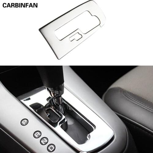 Stainless Interior Car Gear Head Shift Panel Cover Sticker For Chevrolet Cruze 2009 -2015 Sedan Hatchback AT LHD Accessories